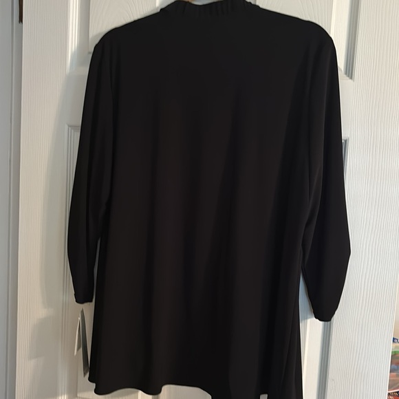 Black lightweight open front jacket. NWT - Picture 6 of 6